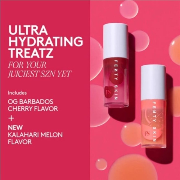 Fenty FRUIT QUENCH'RZ HYDRATING + CONDITIONING LIP OIL DUO NIB - Picture 2 of 11